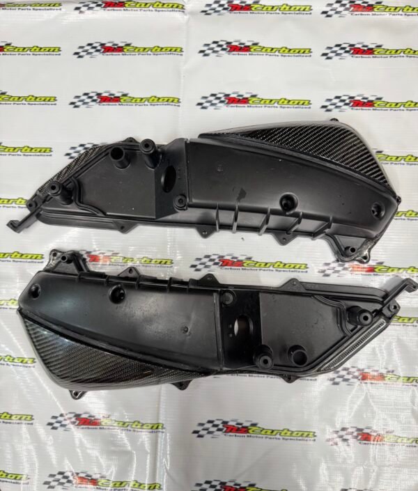 Carbon Air Filter Cover 1 for Yamaha XMAX V1 & V2 – XV1-020 Black Twill Carbon RM209 Ready Stock and RM188 Preorder