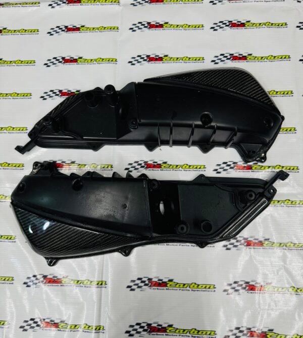 Carbon Air Filter Cover 1 for Yamaha XMAX V1 & V2 – XV1-020 Black Twill Carbon RM209 Ready Stock and RM188 Preorder