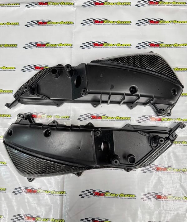 Carbon Air Filter Cover 1 for Yamaha XMAX V1 & V2 – XV1-020 Black Twill Carbon RM209 Ready Stock and RM188 Preorder