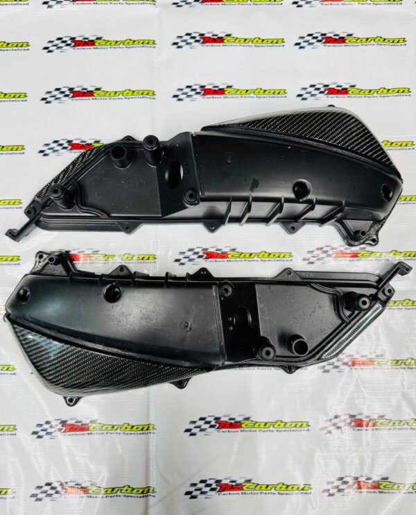 Carbon Air Filter Cover 1 for Yamaha XMAX V1 & V2 – XV1-020 Black Twill Carbon RM209 Ready Stock and RM188 Preorder