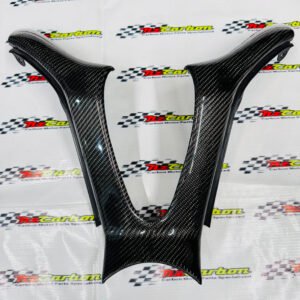 Carbon Console Panel Y Cover for Yamaha XMAX V1 – XV1-016 Black Twill Carbon RM289 Ready Stock and RM260 Preorder