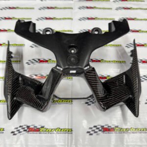 Carbon Headlamp Cover for Yamaha XMAX V1 – XV1-011 Black Twill Carbon RM309 Ready Stock and RM278 Preorder
