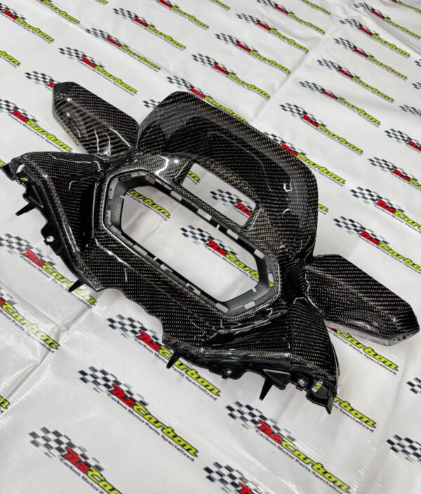 Carbon Meter Panel Cover for Yamaha XMAX V2 – XV2-025 Black Twill Carbon RM419 Ready Stock and RM377 Preorder