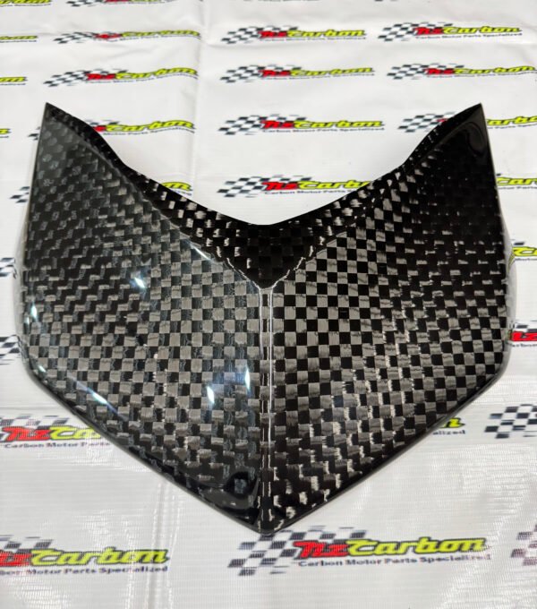Carbon Front Cover Shield for Yamaha XMAX V2 – Black Twill, F1, Big Twill, Forged Carbon – Ready Stock & Preorder – RM479–RM599 incl. SST