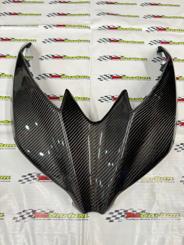 Carbon Front Cover Shield for Yamaha XMAX V1 – Black Twill – Ready Stock & Preorder – RM439 incl. SST
