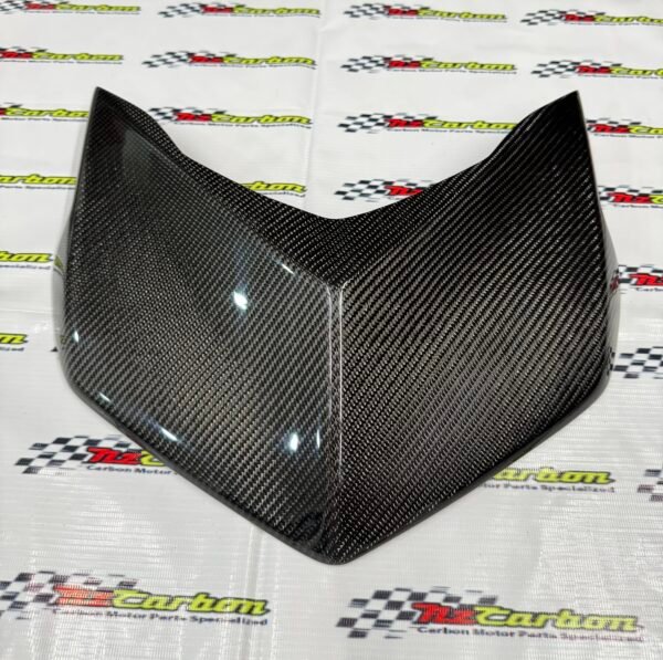 Carbon Front Cover Shield for Yamaha XMAX V2 – Black Twill, F1, Big Twill, Forged Carbon – Ready Stock & Preorder – RM479–RM599 incl. SST