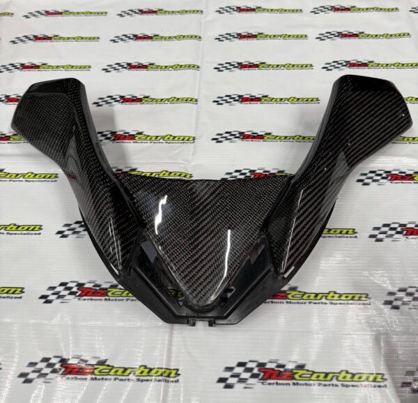 Carbon Front Cowling Panel for Yamaha XMAX V1 – XV1-010 Black Twill Carbon RM269 Ready Stock and RM242 Preorder