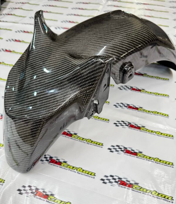 Carbon Front Fender for Yamaha XMAX V1 – Black Twill – Ready Stock & Preorder – RM439 incl. SST