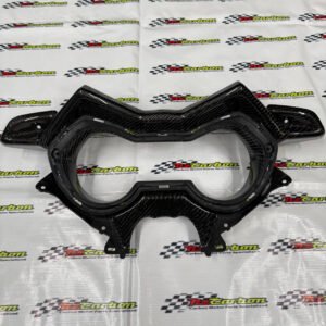Carbon Inner Meter Cover for Yamaha XMAX V1 – XV1-032 Black Twill Carbon RM419 Ready Stock and RM377 Preorder