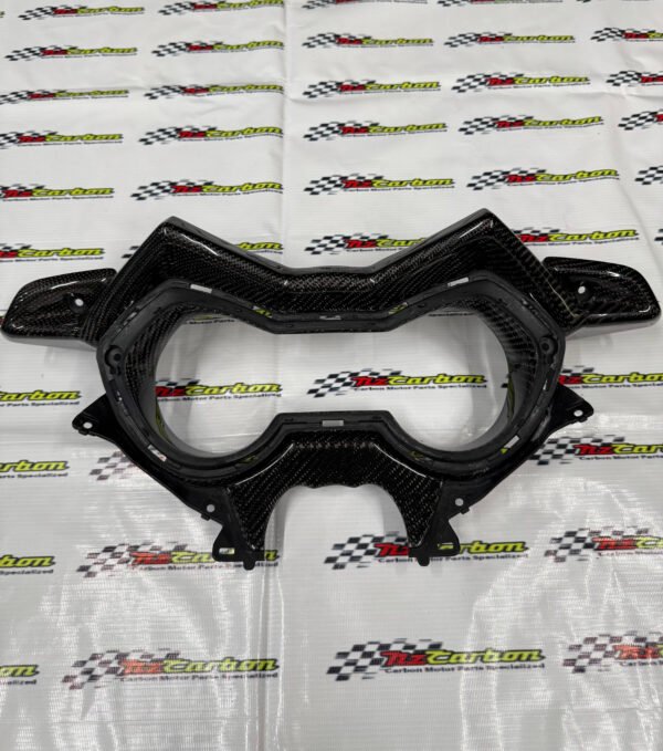 Carbon Inner Meter Cover for Yamaha XMAX V1 – XV1-032 Black Twill Carbon RM419 Ready Stock and RM377 Preorder