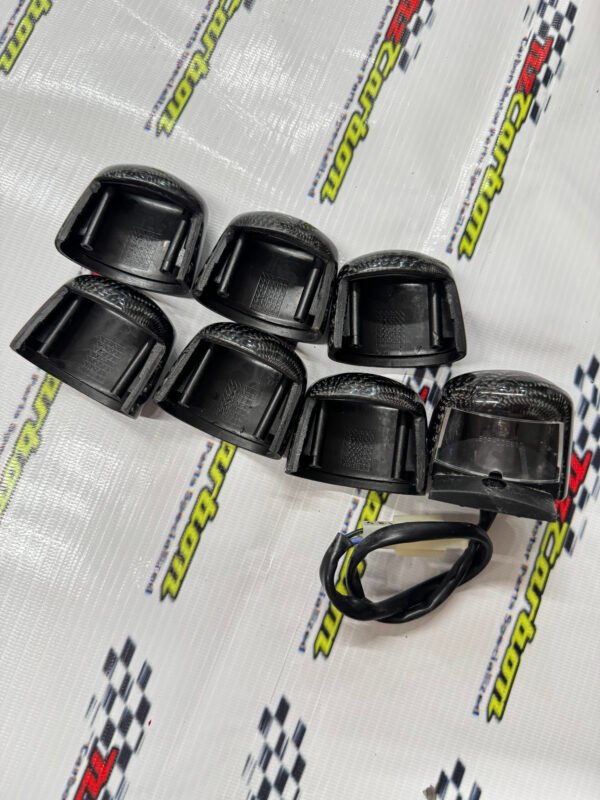 Carbon License Plate Light Cover for Yamaha XMAX V1 & V2 – XV1-003 Black Twill Carbon Ready Stock and Preorder
