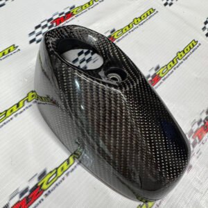 Carbon Muffler Tip Cover for Yamaha XMAX V1 & V2 – XV1-008 Black Twill Carbon RM149 Ready Stock and RM134 Preorder