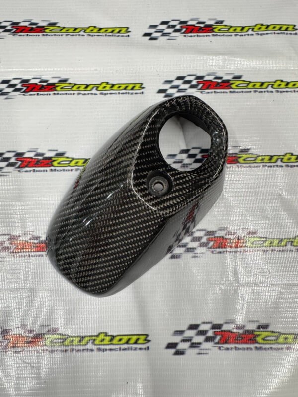Carbon Muffler Tip Cover for Yamaha XMAX V1 & V2 – XV1-008 Black Twill Carbon RM149 Ready Stock and RM134 Preorder