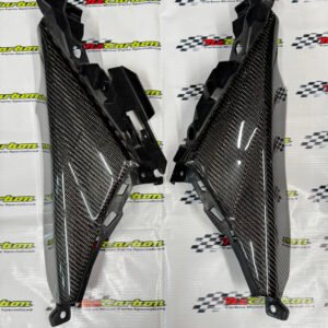 Carbon Rear Tail Panel L/R for Yamaha XMAX V2 – XV2-003 Black Twill Carbon RM399 Ready Stock and RM359 Preorder
