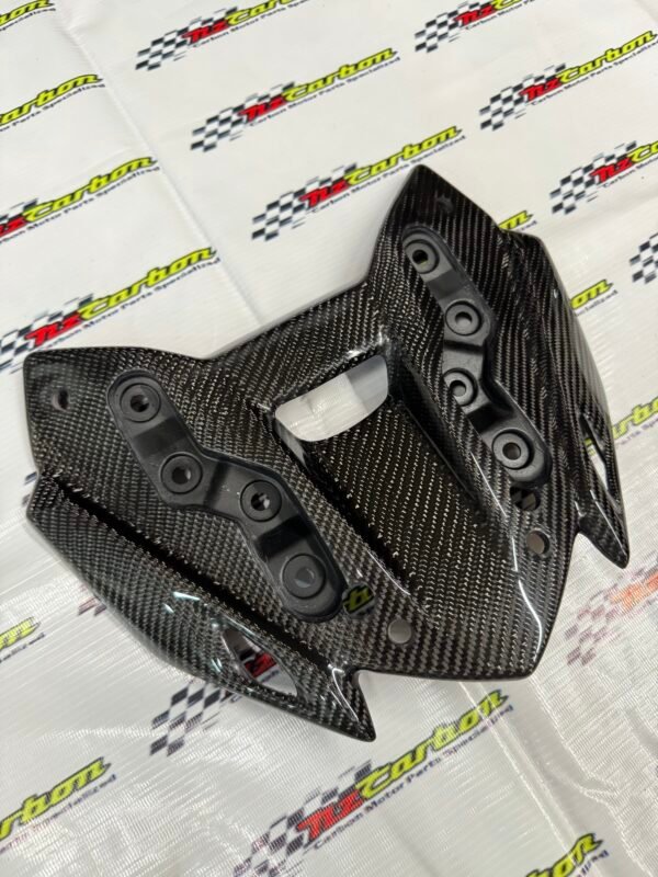 Carbon Windshield Bracket Cover for Yamaha XMAX V2 – XV2-031 Black Twill Carbon RM359 Ready Stock and RM323 Preorder