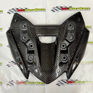 Carbon Windshield Bracket Cover for Yamaha XMAX V2 – XV2-031 Black Twill Carbon RM359 Ready Stock and RM323 Preorder