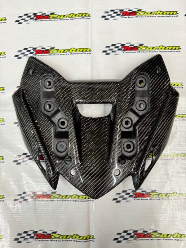 Carbon Windshield Bracket Cover for Yamaha XMAX V2 – XV2-031 Black Twill Carbon RM359 Ready Stock and RM323 Preorder