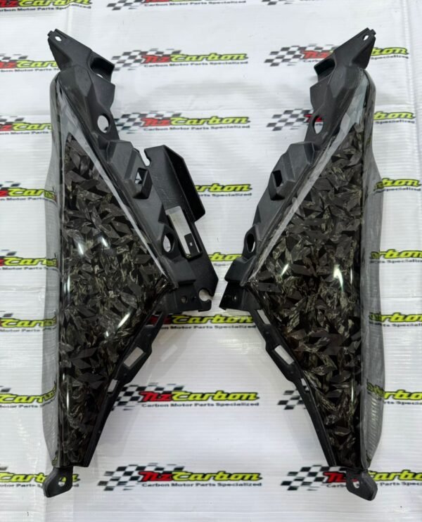 Carbon Rear Tail Panel L/R for Yamaha XMAX V2 & V3 – Black Twill, Big Twill, Forge Diamond – Ready Stock & Preorder – From RM439 incl. SST