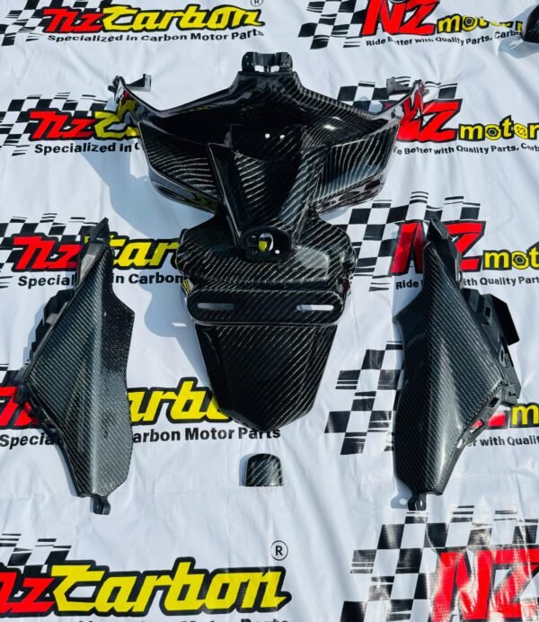 XMAX V2 V3 Rear Carbon Combo Set – Set 1 & Set 2 – Black Twill, F1, Big Twill, Forged Diamond – RM1050–RM1870