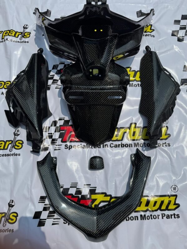 XMAX V2 V3 Rear Carbon Combo Set – Set 1 & Set 2 – Black Twill, F1, Big Twill, Forged Diamond – RM1050–RM1870